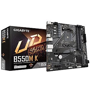 Gigabyte MBG-B550MK AMD AM4 M-ATX Motherboard $65.33 + Free Shipping