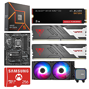 Ryzen 7600X + MSI X870 GAMING PLUS + 32GB DDR5 6000 + 2TB WD SN7100 & More $708.55 (6-Item Bundle)