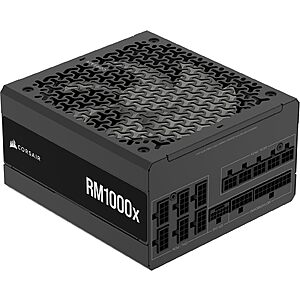 1000W CORSAIR RM1000x ATX 3.1 PCIe 5.1 Ready Fully Modular Power Supply $140 + Free Shipping
