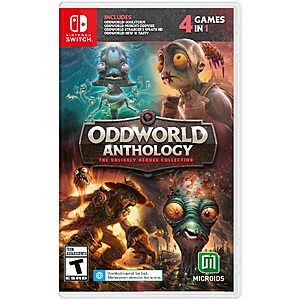 Oddworld Anthology: The Unlikely Heroes 4-Game Collection (Nintendo Switch) $32.50 