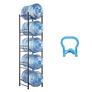 5-Tier Vevor Water Jug Stand w/ Handle $33 + Free Shipping w/ Prime or on $35+