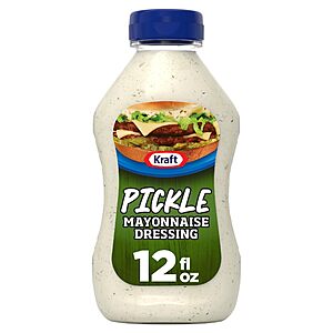 12-Oz Kraft Pickle Mayonnaise Dressing $2.79 + Free Shipping w/ Prime or on $35+