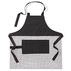 KitchenAid Gourmet Series Gridlines Little Chef Apron (Matte Black, Child-Sized 19"x20") $9.99 + Free Shipping w/ Prime or on $35+