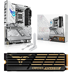 ASUS ROG Strix X870-A Gaming WiFi AMD AM5 X870 ATX Motherboard + 1TB Team Group SSD + Resident Evil Requiem $300 + Free Shipping