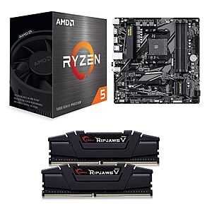 [Micro Center] [Bundle] AMD Ryzen 5 5500 CPU, Gigabyte B550M DS3H AC R2 AM4 MB, 16GB G.Skill Ripjaws V DDR4-3200 RAM $199.99 + Free Store Pickup