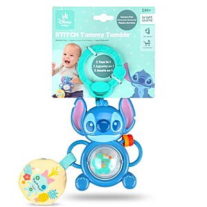 Bright Starts Disney Tummy Tumble Baby Toy (Winnie the Pooh or Stitch) $4.79 + Free Shipping w/ Prime or on $35+