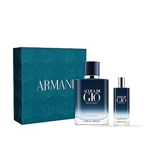 Armani Beauty Acqua Di Gio Profondo Eau De Parfum Gift Set (0.15-Oz & 3.4-Oz) $120 + Free Shipping