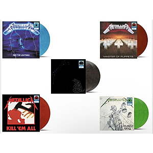 Metallica 5-Album Bundle (Vinyl LP) $110 + Free S&H