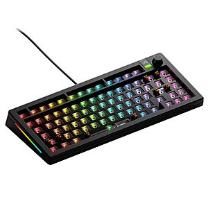 Glorious GMMK 3 75% Barebones Wired Mechanical Gaming Keyboard with Modular Gasket System & Knob $52.49 + Free Shipping