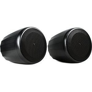 2-Pack JBL Professional C67P/T Extended Range Full-Range Hanging Pendant Speaker (Black; 6.5" Standard Coverag
