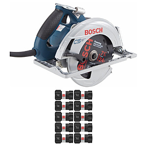 Bosch CS10 7-1/4 In. Circular Saw + 2-Pack 1" Torx #40 Impact Tough Screwdriving Insert Bits $87 + Free Shipping