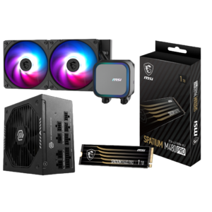 2TB SPATIUM M470 SSD + 750W MAG A750GLS PCIE5 PSU + MAG CORELIQUID A13 240 Cooler $300 + Free S&H