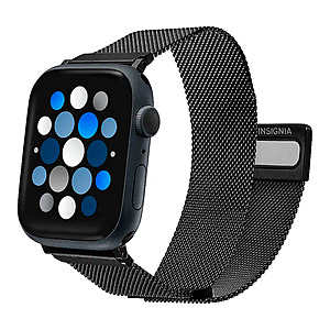 Insignia Stainless Steel Mesh Band for Apple Watch (44mm, 45mm, 46mm Series 10 & Ultra 49mm) $9.99 + Free Shipping