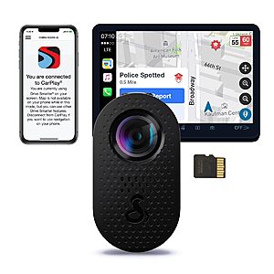 Cobra SC120 1440p Dash Cam w/ Built-in WiFi & 16GB SD Card