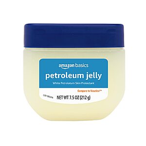 7.5-Oz Amazon Basics Petroleum Jelly: 1-Pack $2.41; 4-Pack $6.25 w/ S&S + Free Shipping w/ Prime