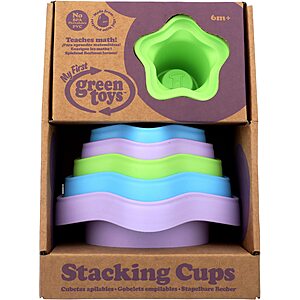 6-Piece Green Toys Stacking Cups $8.90 + Free Shipping w/ Prime or on $35+