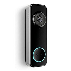 Wyze 1536p Battery Video Doorbell Wireless Camera w/ 2-Way Audio + 10% Back Visa