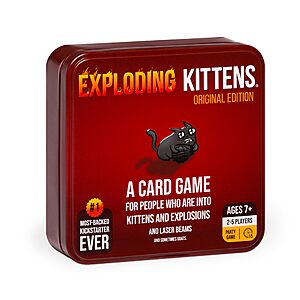Exploding Kittens Original Edition Game in Collectible Tin