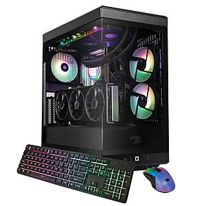 iBUYPOWER Y40 Desktop: Ryzen 7 9800X3D, 32GB RAM, 1TB SSD, Radeon RX 9070XT $1749 + Free S&H