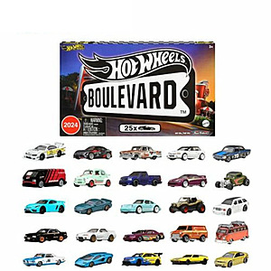 25-Pc 2024 Hot Wheels Boulevard Factory Set w/ 1:64 Scale Play Vehicles $60.70 + Free S&H