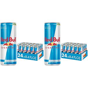 48-Pk 8.4-Oz Red Bull Sugar Free Energy Drink (Original) $37.05 w/ S&S + Free S&H