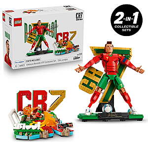 1,344-Pc LEGO Editions Cristiano Ronaldo Collector's Set (66823) $45 + $5 Walmart Cash + Free S&H