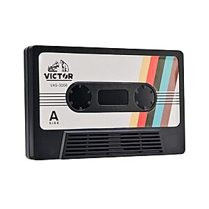Victor Audio Cassette Bluetooth Speaker $5.19 + Free Shipping w/ Walmart+ or on $35+