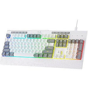 Redragon K525 RGB Backlit 104-Key Full-Size Wired Membrane Gaming Keyboard w/ Multimedia & Macro Keys $10 + Free Shipping