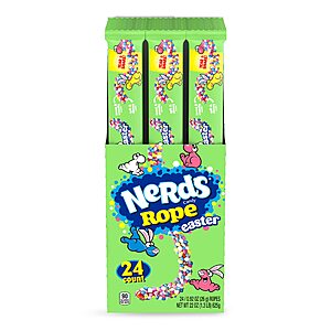 24-Pack 0.92-Ounce Nerds Hoppin' Rope Easter Candy $7 + Free Shipping w/ Prime or on $35+
