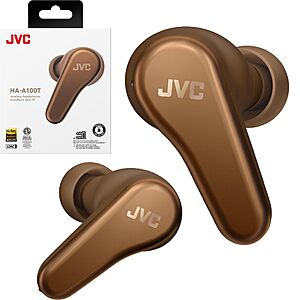 JVC True Wireless Earbuds w/ Hybrid Noise Cancelling, LDAC, 44Hr Battery, Wireless Charging