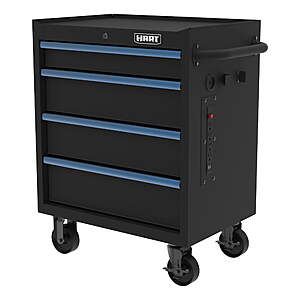 27" 4-Drawer HART Rolling Tool Cabinet $119.60 + Free S&H