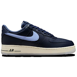 Nike Air Force 1 07 Men's Shoes (Obsidian/Light Armory Blue/Diffused Blue)  + Free S&H