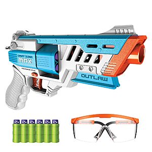 Dart Zone Max Nitroshot+ Outlaw High-Powered Hammer Prime Half-Length Pro Dart Blaster $24.98 + Free Shipping w/ Prime or on $35+