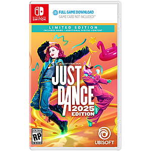 Just Dance: 2025 Edition (Nintendo Switch; Code in Box) $12.91 + Free S&H w/ Walmart+ or on $35+