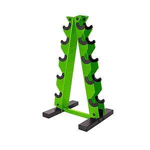 5-Tier CAP Barbell A-Frame Dumbbell Weight Rack (Green)