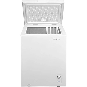 5 Cu. Ft. Insignia Garage-Ready Chest Freezer $130 + Free S&H