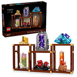 880-Pc LEGO Ideas Mineral Collection Building Set $40 + Free S&H