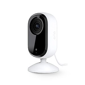 Arlo Essential Indoor HD Security Camera 2nd Gen w/ Automated Privacy Shield & 2-Way Audio (White) $9.99 + Free Shipping w/ Prime or on $35+