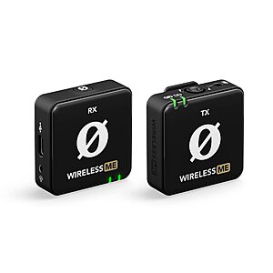 Rode Wireless ME Wireless Microphone System: 1 Mic + Receiver $70;  2 Mics + Receiver $100 + Free Shipping