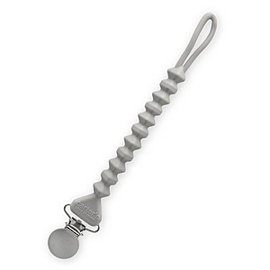 Carter's Child of Mine Silicone Pacifier Clip (Grey) $1.23 + Free Shipping w/ Walmart+ or on $35+
