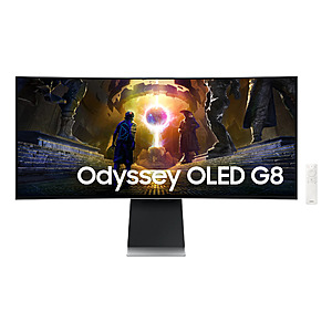 Samsung EPP/EDU: 34" Odyssey G85SD 3440x1440 175Hz OLED Curved Gaming Monitor $600 + Free S&H