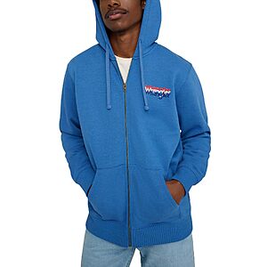 Wrangler x Stranger Things Eleven Hoodie (Stranger Blue): Large $11.91; XL $13.60; XXL $12.43 + Free Shipping w/ Prime or on $35+