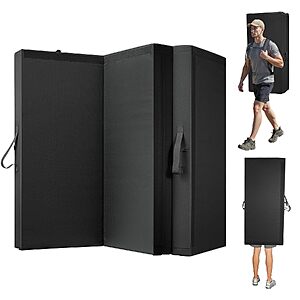 VEVOR 5.5'x4'x5.1" Tri-Fold Bouldering Crash Pad w/ Backpack Straps & Waist Belt $51.98 + Free Shipping