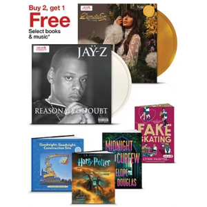[Starts 10/04] Target: Books & Music B2G1 Free + Free Store Pickup