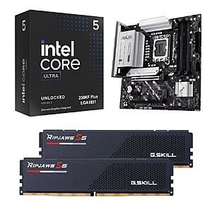 [Micro Center Bundle] Intel Core Ultra 5 250KF Plus CPU, ASUS B860M-A Prime WiFi CSM 1851 MB, 32GB G.Skill Ripjaws S5 32GB DDR5-6000 RAM $479.99 + Free Store Pickup