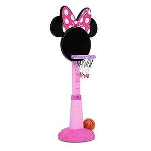 Delta Children Minnie Mouse Adjustable Plastic Basketball Hoop Set w/ Ball & Pump $19 + Free Shipping w/ Prime or on $35+