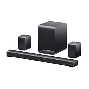 TCL S65K 5.1-Channel Soundbar System w/ Dolby Atmos & Wireless Subwoofer $230 + Free S&H