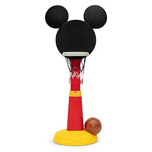 Delta Children Disney Mickey Mouse Adjustable Plastic Basketball Hoop Set w/ Ball & Pump $19.00 + Free Shipping w/ Prime or on $35+