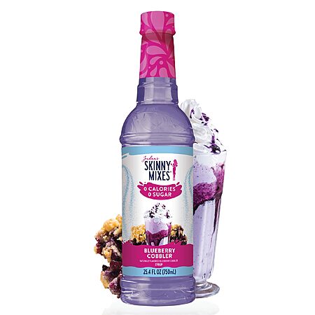 25.4-Oz Jordan's Skinny Syrups Sugar Free Coffee Syrup (Blueberry Cobbler) $3.41 w/ S&S + Free Shipping w/ Prime or on $35+