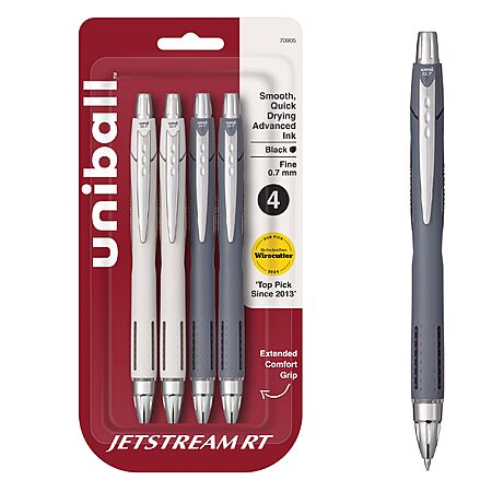 4-Pack uni-ball Jetstream RT Pens for $3.47